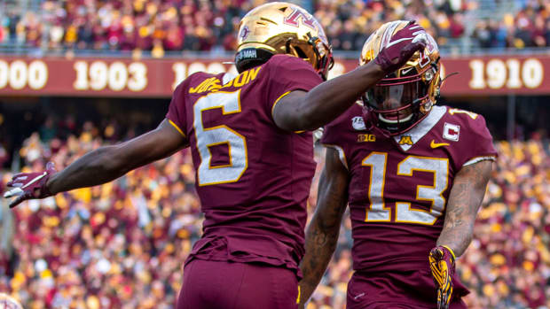 Minnesota entered the College Football Playoff conversation after upsetting Penn State at home.